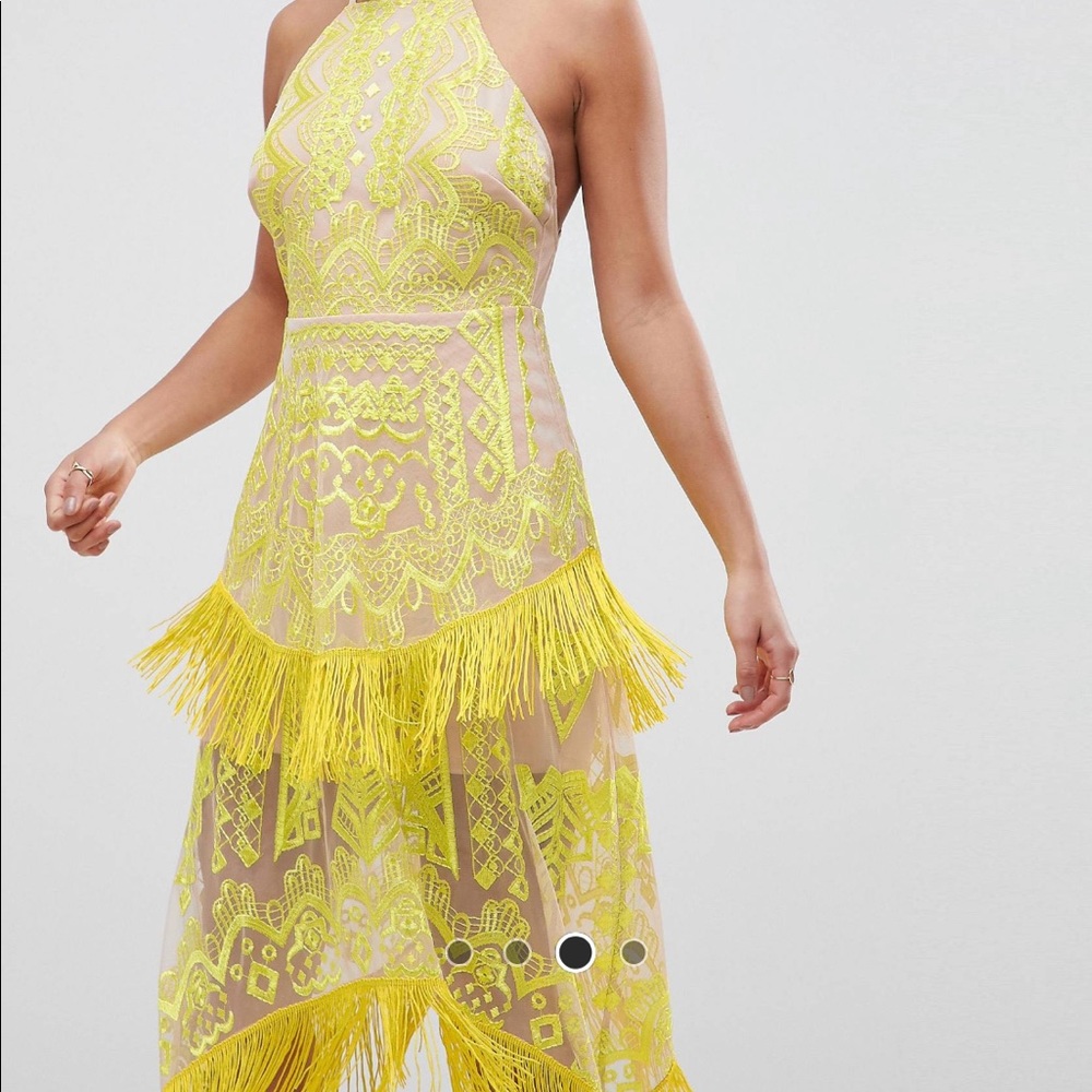 Asos PETITE fringe dress